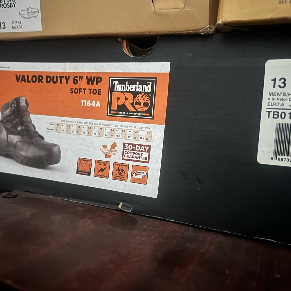 Timberland PRO Valor Duty 6" Soft Toe Boots - Black